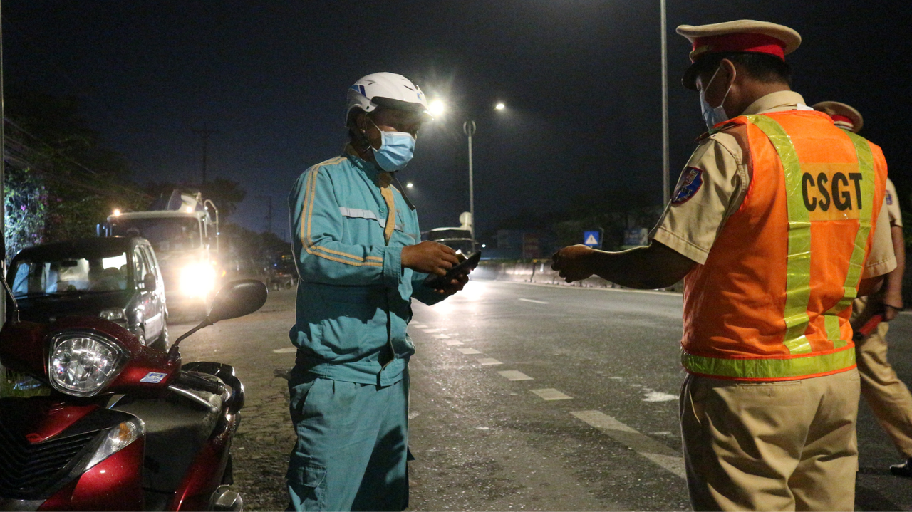 Tiền Giang thực hiện tuần tra, kiểm soát người dân ra đường sau 19 giờ