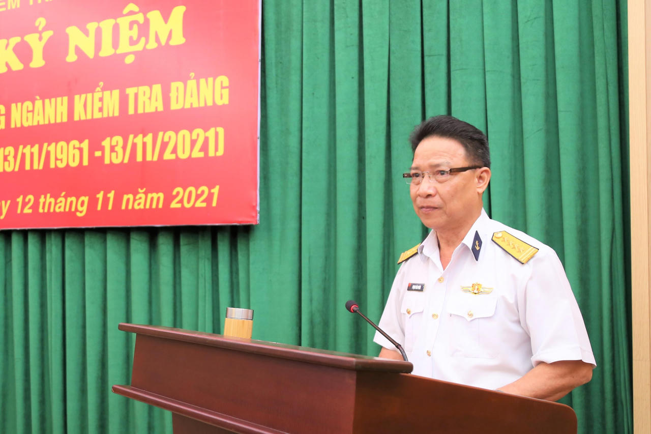 Đảng ủy Quân cảng Sài Gòn gặp mặt kỷ niệm 60 năm ngày truyền thống ngành Kiểm tra Đảng trong Đảng bộ Quân đội