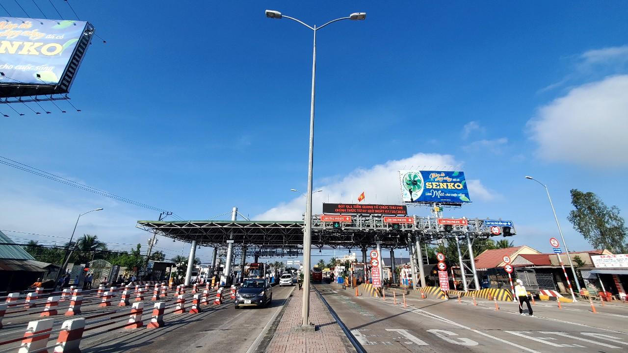 Giao thông thông thoáng sáng đầu tiên BOT Cai Lậy thu phí trở lại
