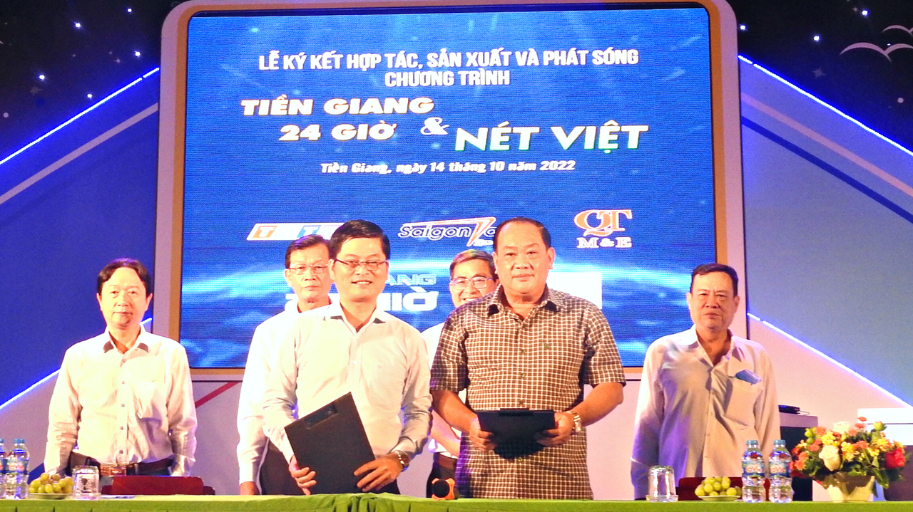 Đài Phát thanh và Truyền hình Tiền Giang hợp tác sản xuất và phát sóng chương trình “Tiền Giang 24 giờ” và “Nét Việt”