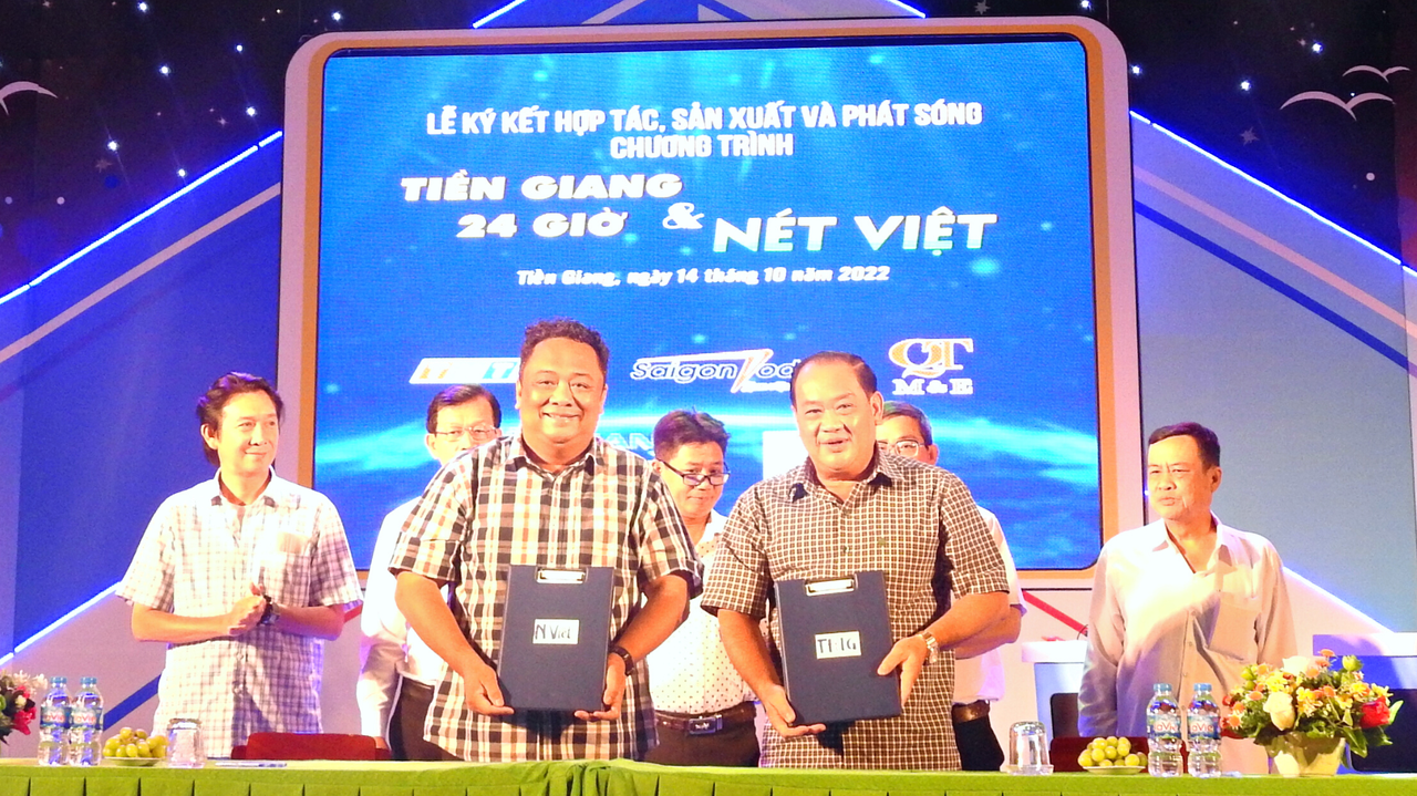 Đài Phát thanh và Truyền hình Tiền Giang hợp tác sản xuất và phát sóng chương trình “Tiền Giang 24 giờ” và “Nét Việt”