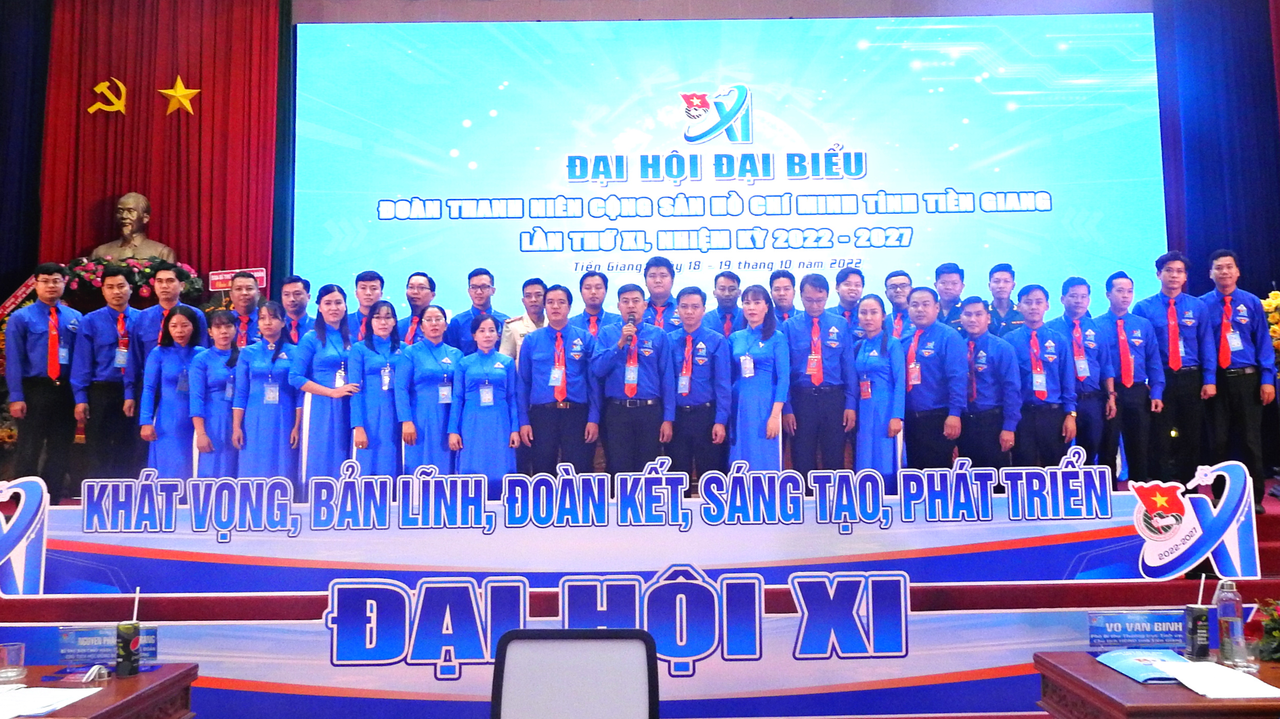 Anh Nguyễn Quang Minh tái đắc cử Bí thư Tỉnh Đoàn Tiền Giang
