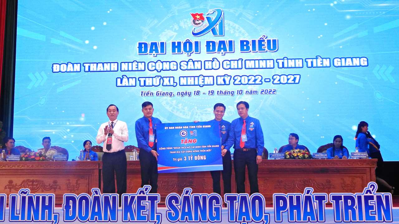Anh Nguyễn Quang Minh tái đắc cử Bí thư Tỉnh Đoàn Tiền Giang