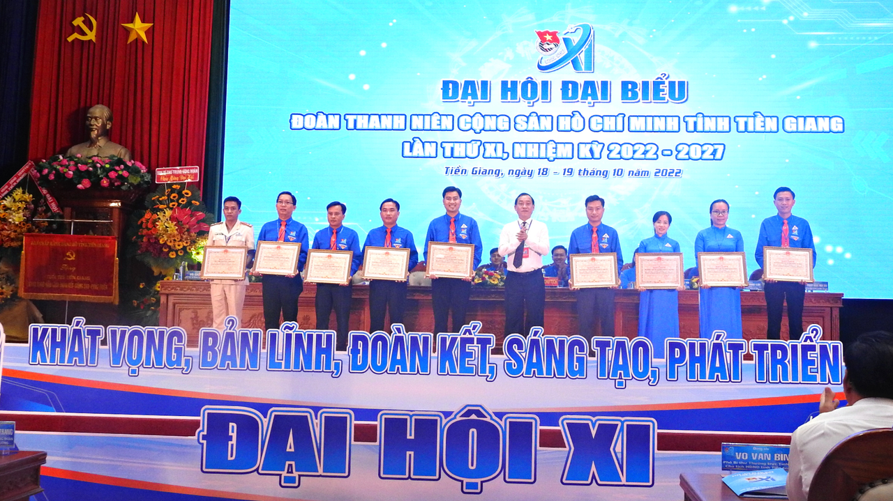 Anh Nguyễn Quang Minh tái đắc cử Bí thư Tỉnh Đoàn Tiền Giang