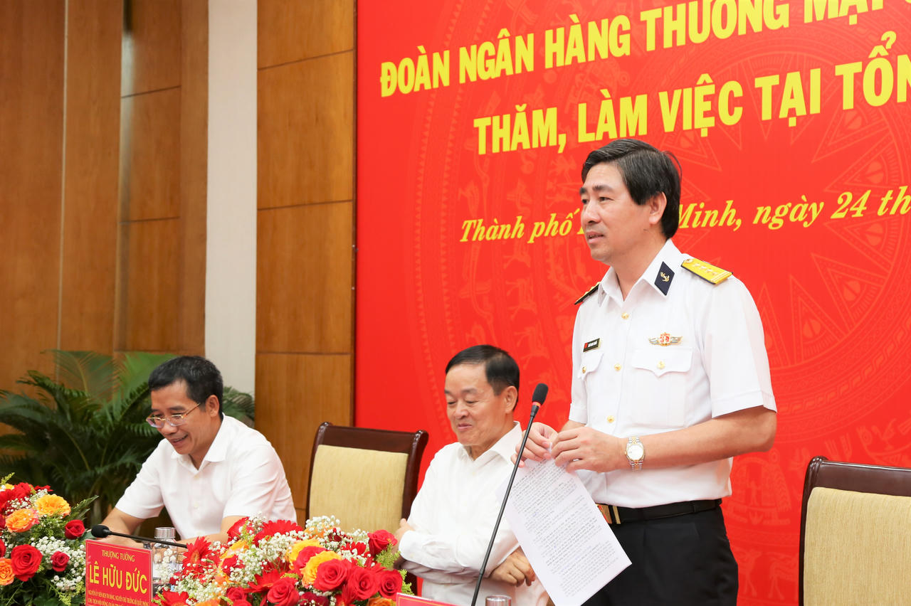 Ngân hàng TMCP Quân đội thăm và làm việc tại Tổng Công ty Tân Cảng Sài Gòn