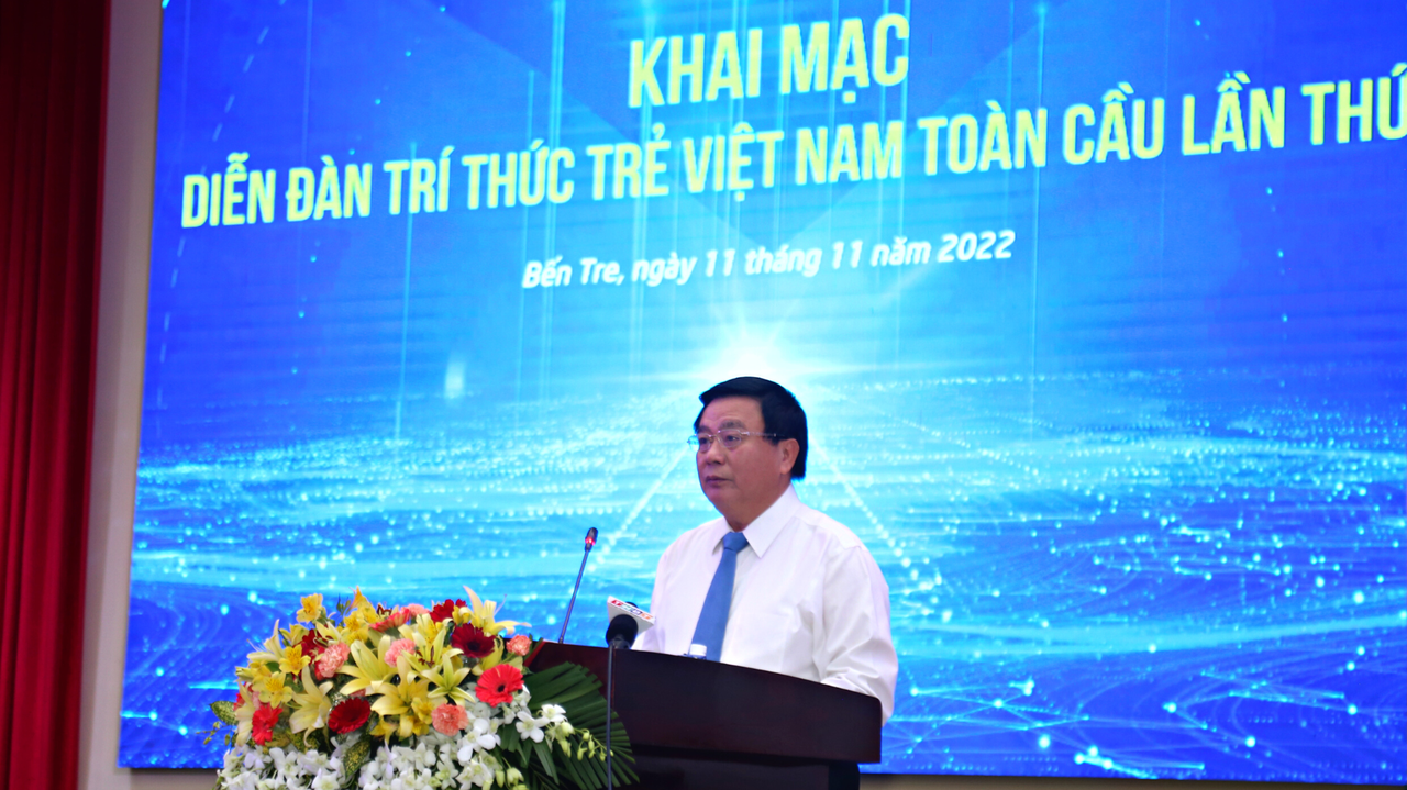 Khai mạc Diễn đàn Trí thức trẻ Việt Nam toàn cầu tại Bến Tre