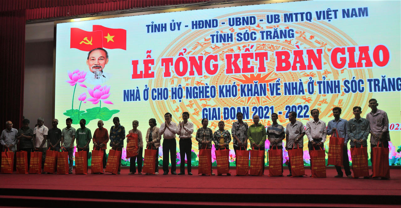 Sóc Trăng xây dựng gần 3.500 căn nhà cho hộ nghèo