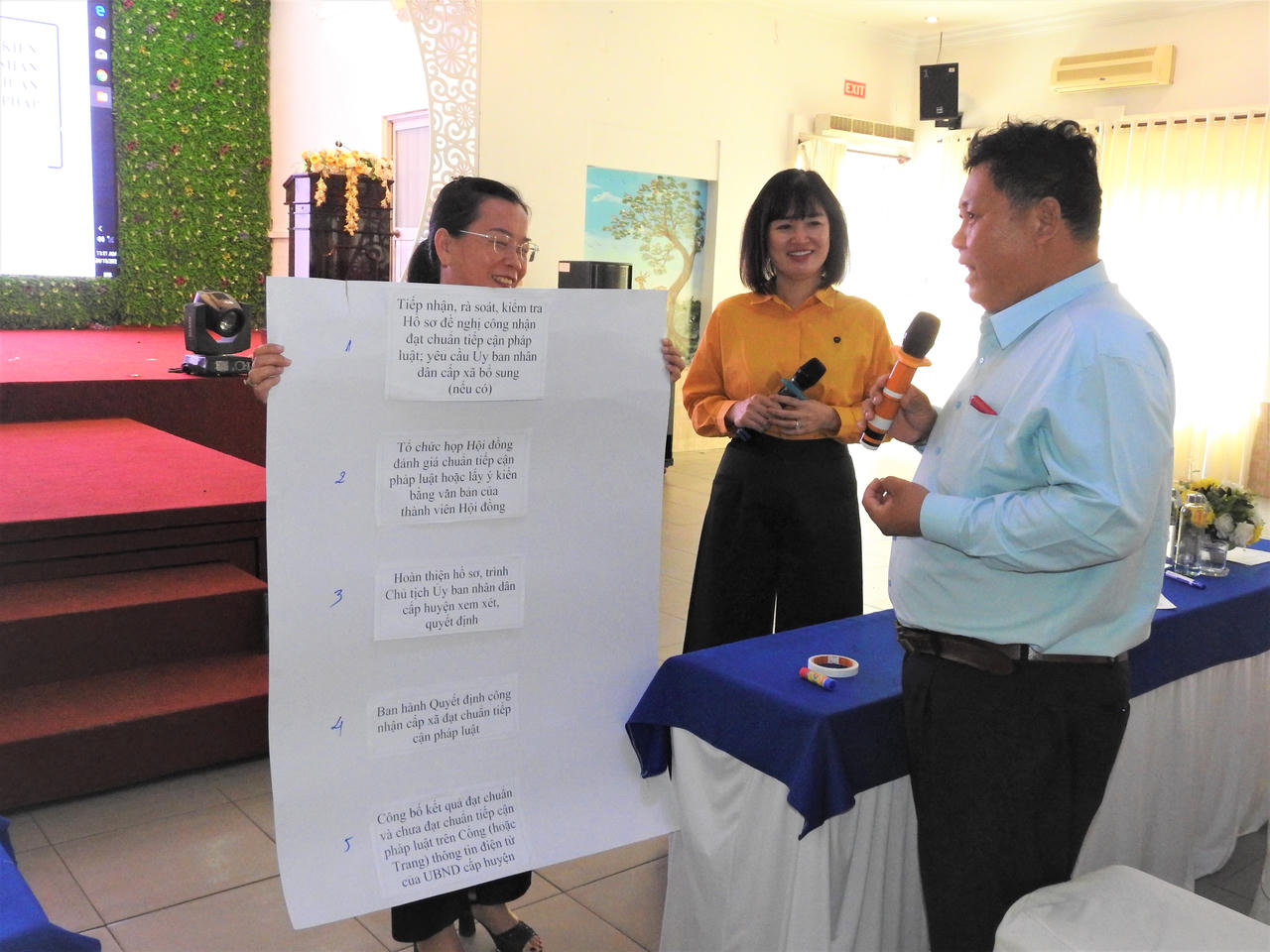 Đẩy mạnh việc nắm bắt đánh giá, công nhận cấp xã, huyện đạt chuẩn tiếp cận pháp luật tại Long An