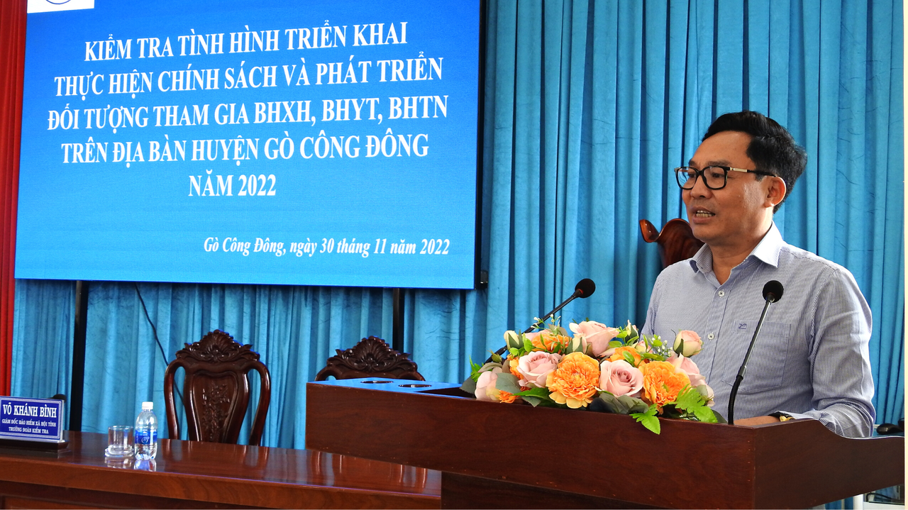 Tiền Giang kiểm tra tình hình thực hiện chính sách bảo hiểm xã hội, bảo hiểm y tế ở địa phương