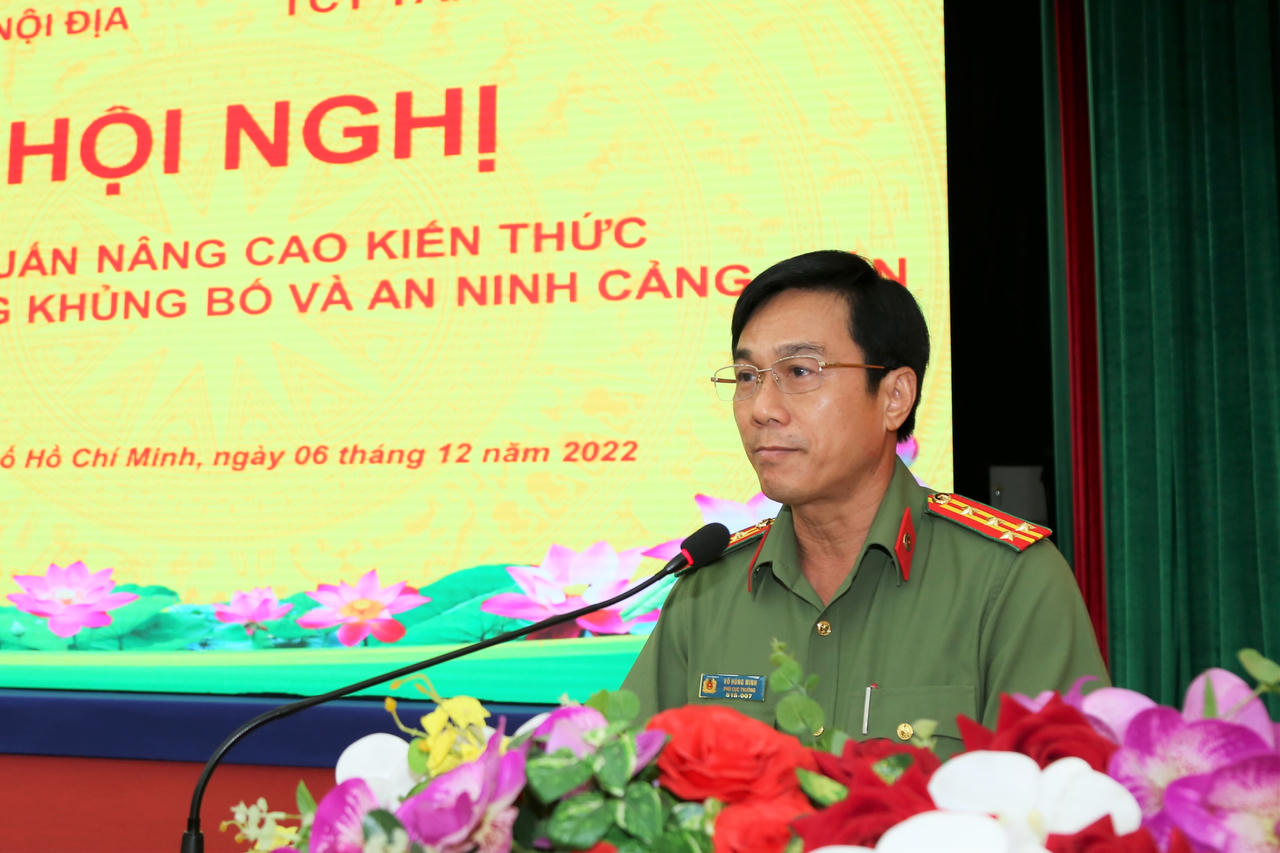 TCT Tân Cảng Sài Gòn tập huấn nâng cao kiến thức phòng, chống khủng bố và an ninh cảng biển