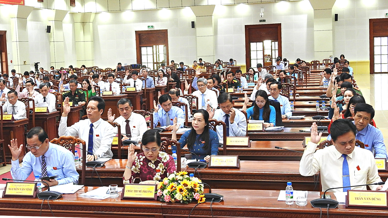 Kỳ họp thứ 7, Hội đồng Nhân dân tỉnh Tiền Giang khóa X kết thúc thành công tốt đẹp