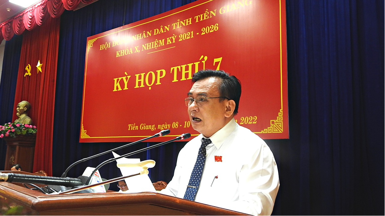 Kỳ họp thứ 7, Hội đồng Nhân dân tỉnh Tiền Giang khóa X kết thúc thành công tốt đẹp