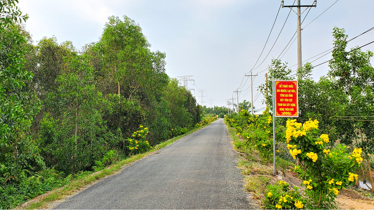 Xã Tân Hòa Đông (Tiền Giang) đổi thay từ chương trình xây dựng nông thôn mới