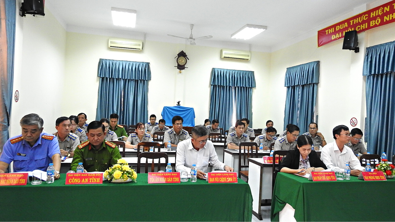 Cục THADS tỉnh Tiền Giang: Tăng cường công tác phối hợp liên ngành