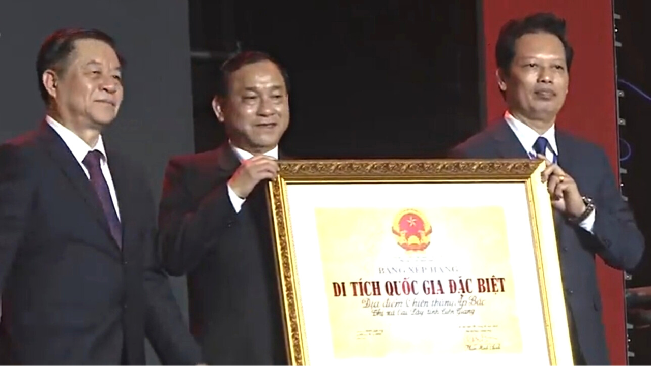  Thủ tướng Chính phủ công nhận di tích Chiến thắng Ấp Bắc là di tích Quốc gia đặc biệt