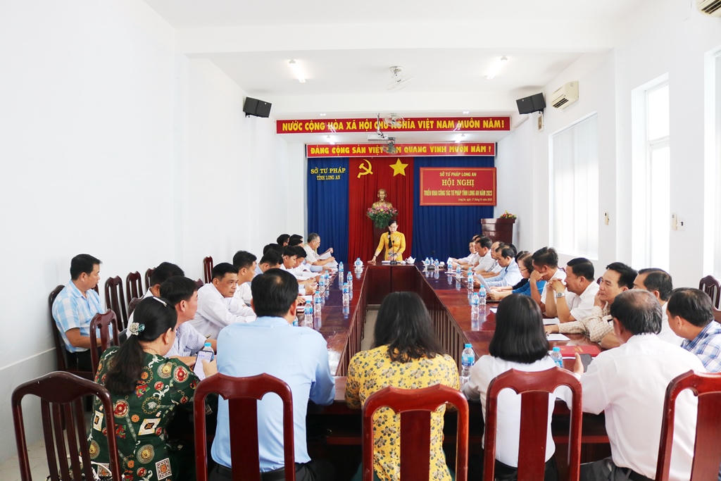 Sở Tư pháp tỉnh Long An: Đẩy mạnh chuyển đổi số ngành Tư pháp trong năm 2023