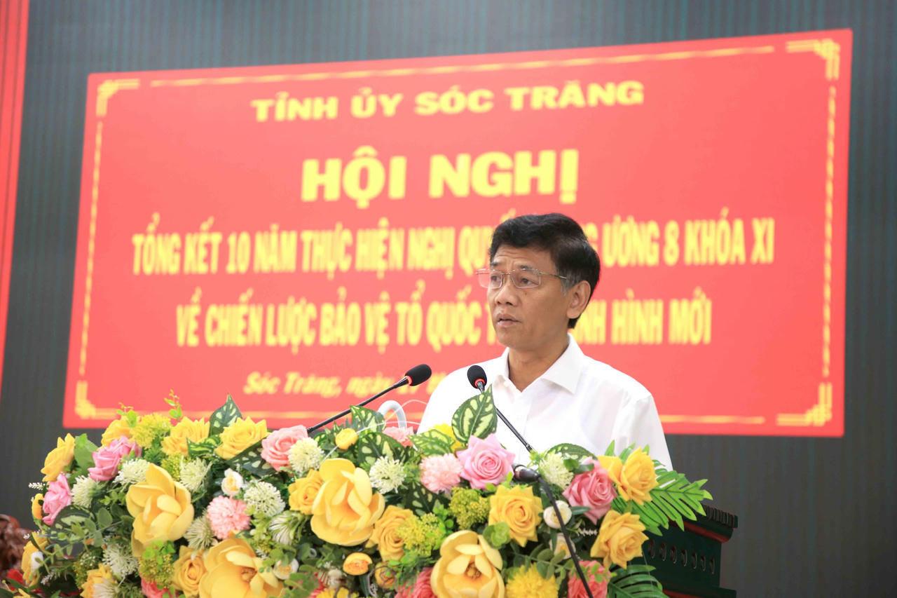 Bộ trưởng Bộ Quốc Phòng: Sóc Trăng cần phát triển kinh tế - xã hội gắn với tăng cường quốc phòng, an ninh