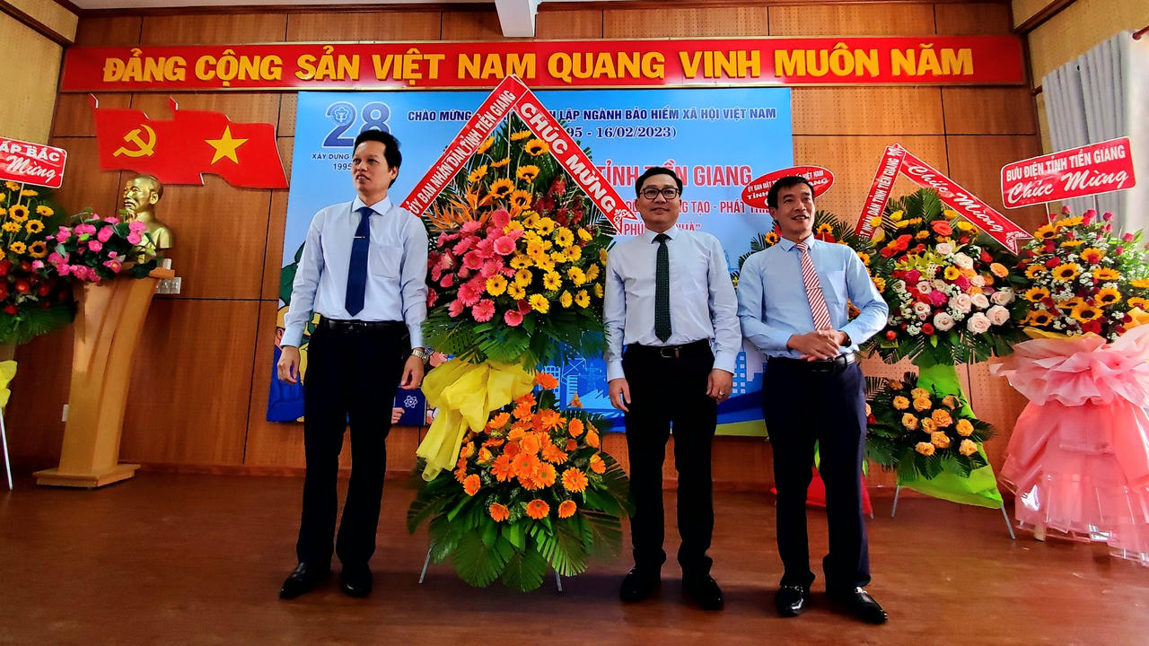Tiền Giang long trọng tổ chức “Lễ kỷ niệm 28 năm ngày thành lập Bảo hiểm xã hội Việt Nam”