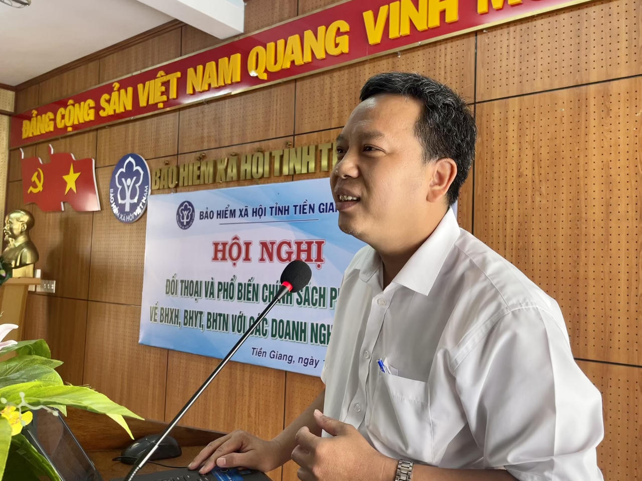 BHXH Tiền Giang đối thoại cùng doanh nghiệp trên địa bàn TP Mỹ Tho