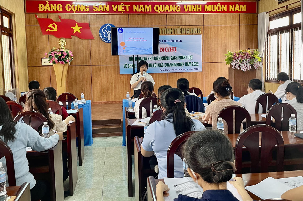 BHXH Tiền Giang đối thoại cùng doanh nghiệp trên địa bàn TP Mỹ Tho