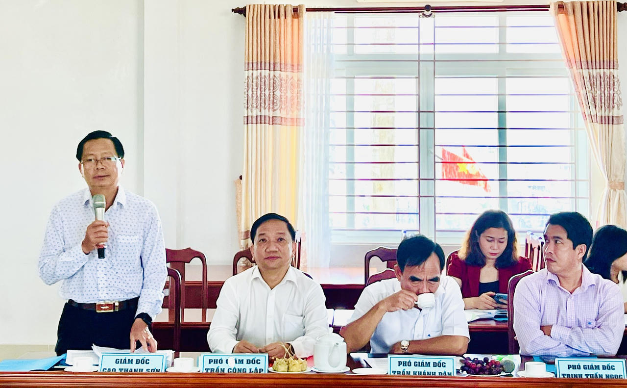 Bộ trưởng Bộ Tư pháp Lê Thành Long làm việc với Sở Tư pháp An Giang