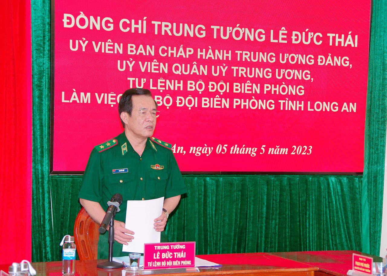 Bộ Tư lệnh Bộ đội Biên phòng chúc mừng ngày truyền thống Bộ đội Biên phòng tỉnh Long An