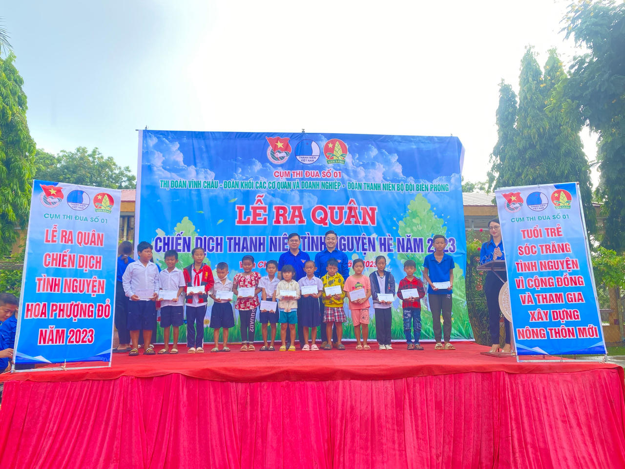 Nhiều hoạt động ý nghĩa tại lễ ra quân chiến dịch thanh niên tình nguyện hè tỉnh Sóc Trăng