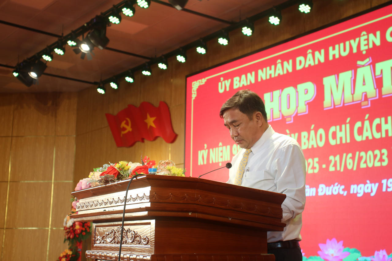 Cần Đước (Long An) cảm ơn sự đồng hành của báo chí