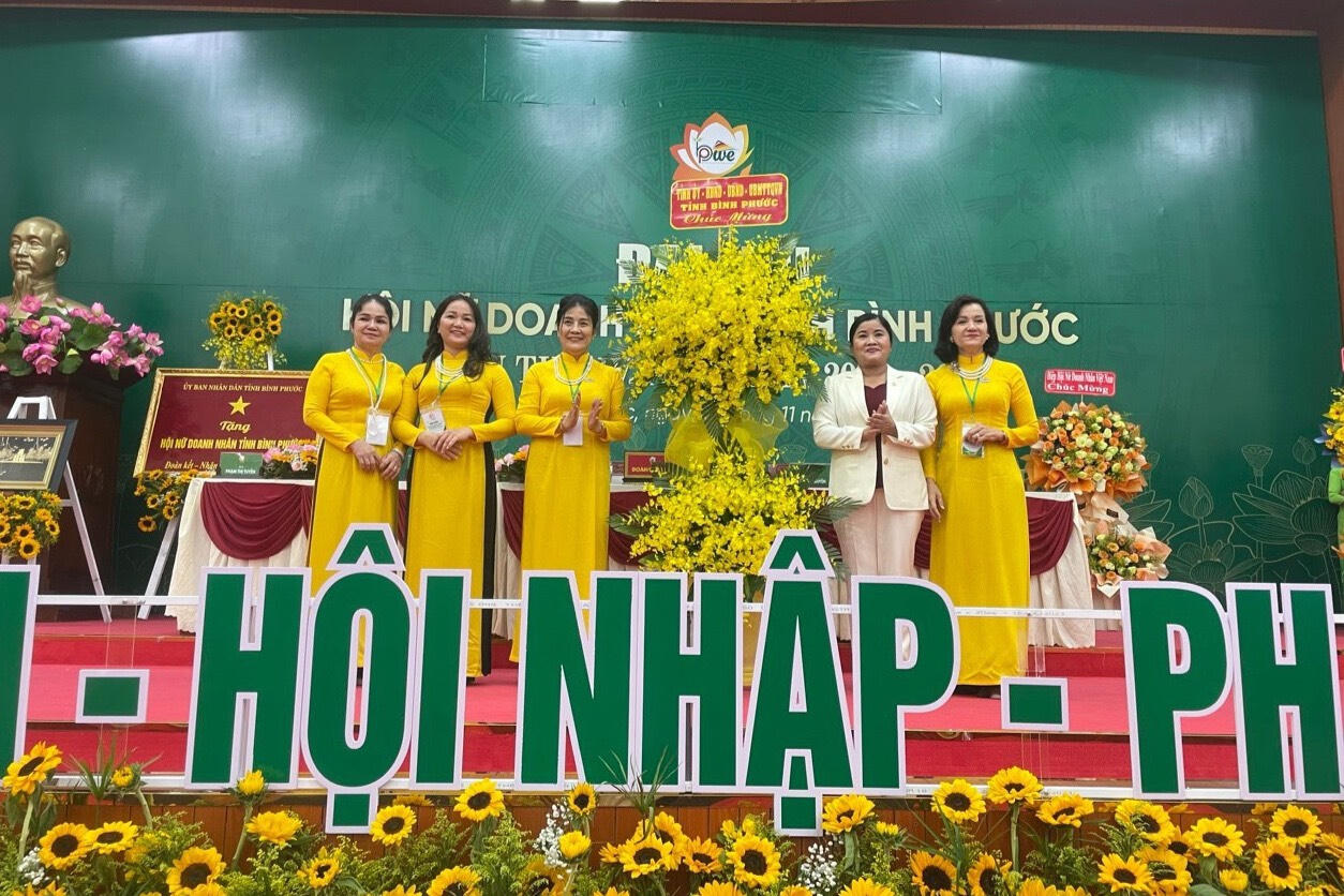Hội Nữ doanh nhân tỉnh Bình Phước: Tiếp tục khẳng định giá trị và tài năng của nữ giới