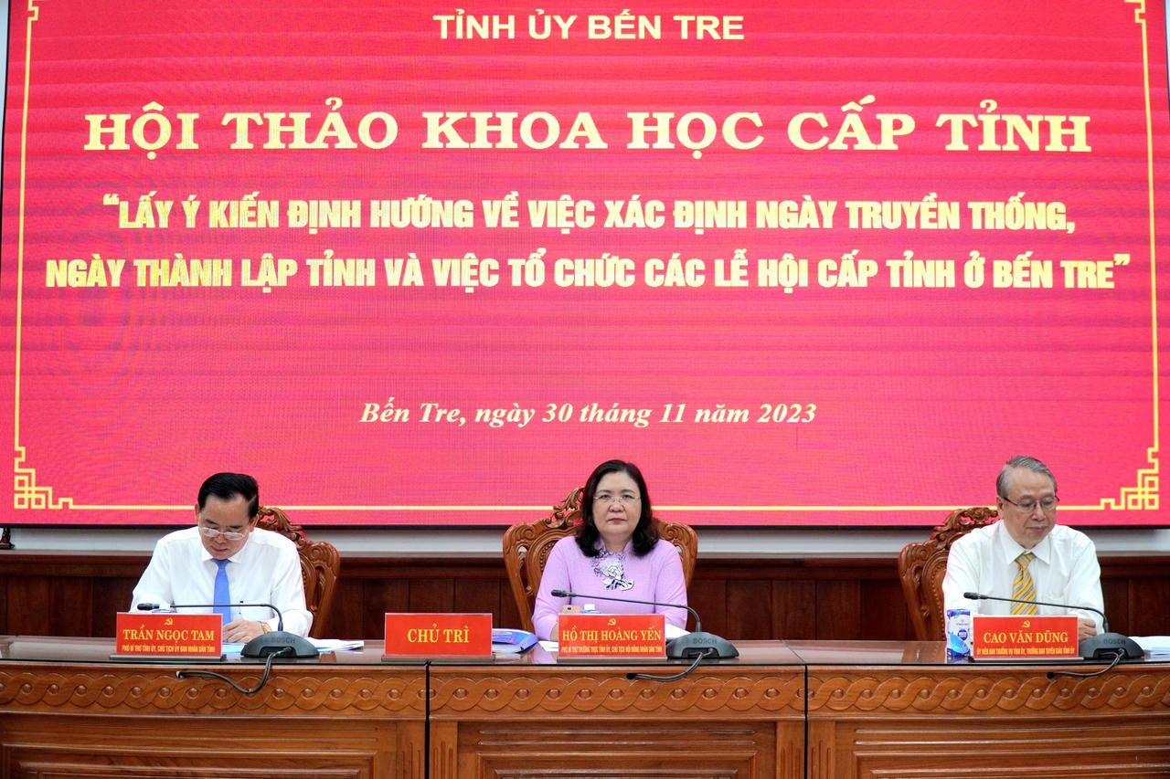 Bến Tre: Lấy ý kiến xác định ngày truyền thống, ngày thành lập tỉnh