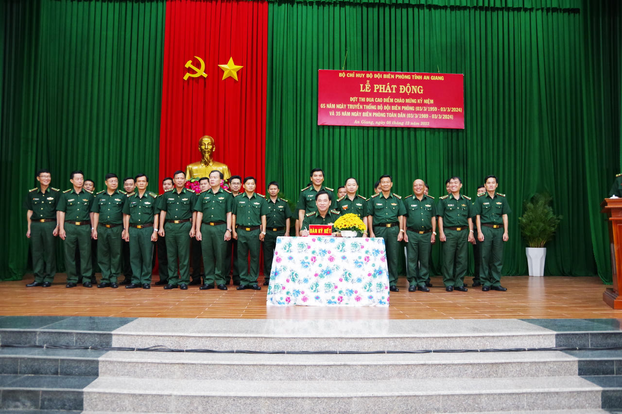 BĐBP tỉnh An Giang: Phát động phong trào thi đua quyết thắng năm 2024