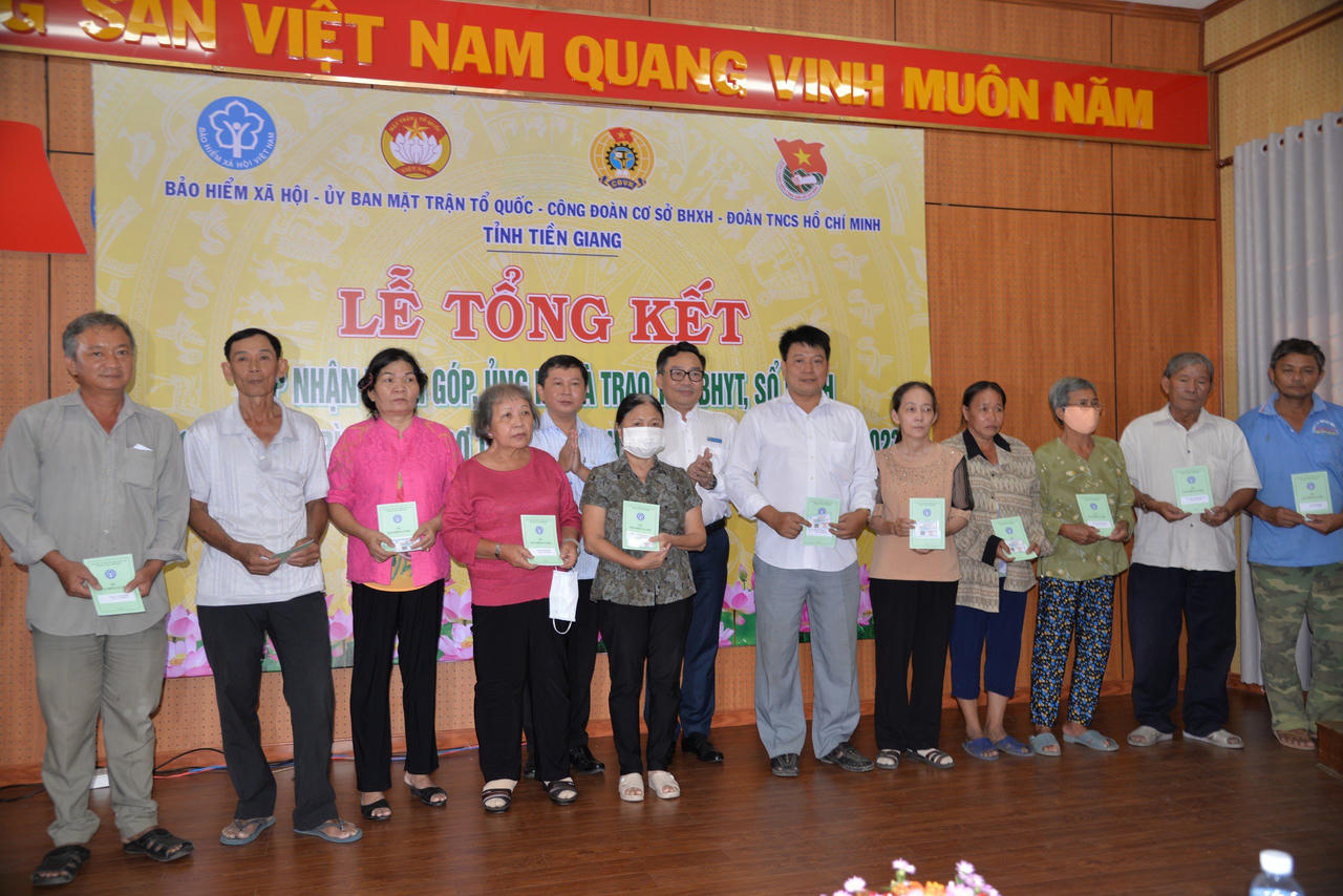 Tiền Giang: Tổng kết chương trình "Hỗ trợ thẻ BHYT - Chia sẻ yêu thương" năm 2023
