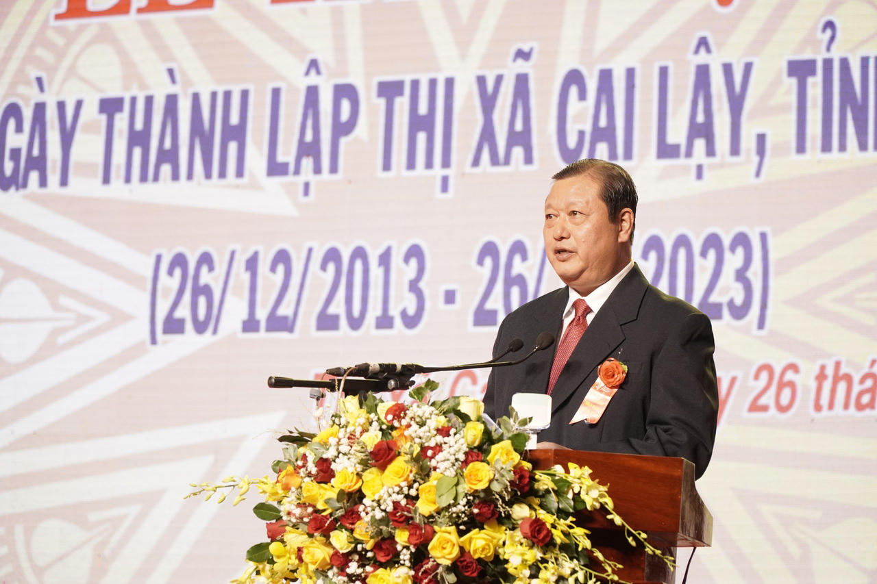 Trọng thể kỷ niệm 10 năm thành lập Thị xã Cai Lậy, tỉnh Tiền Giang