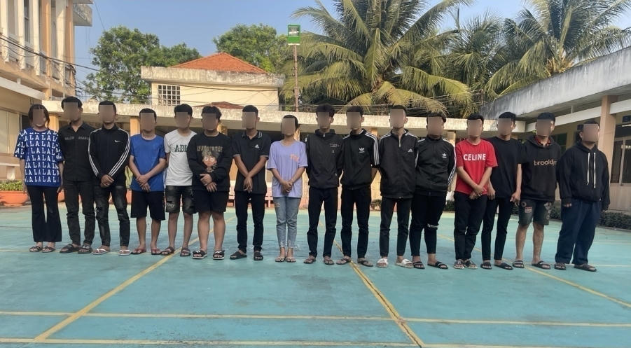 18 'quái xế' đua xe trái phép ở Tiền Giang