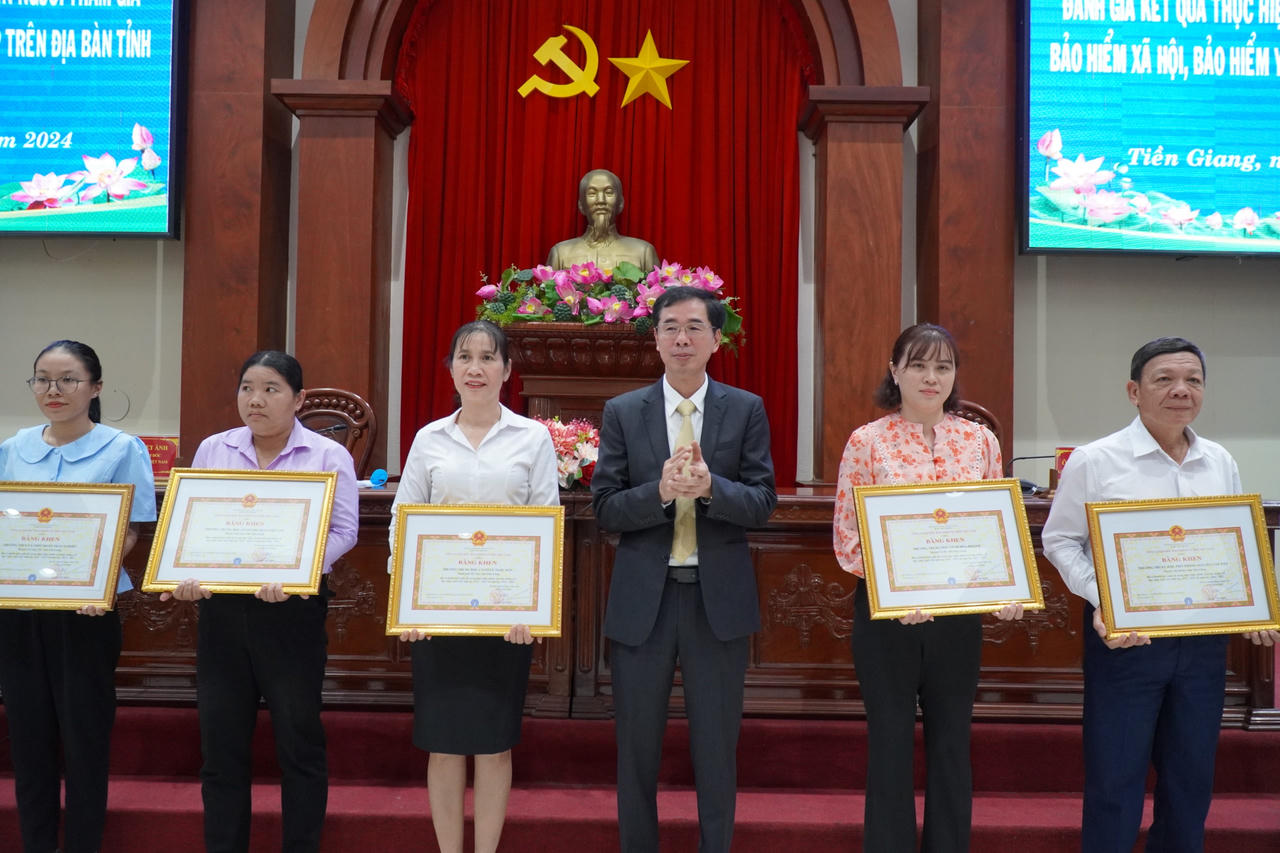 Năm 2023 tỷ lệ người tham gia BHXH tại Tiền Giang đạt trên 100% kế hoạch giao