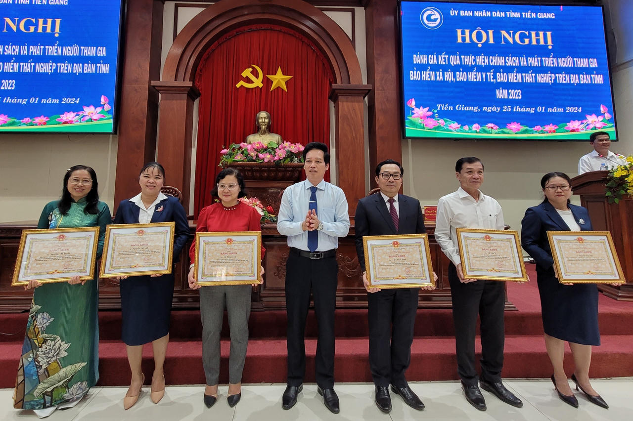 Năm 2023 tỷ lệ người tham gia BHXH tại Tiền Giang đạt trên 100% kế hoạch giao