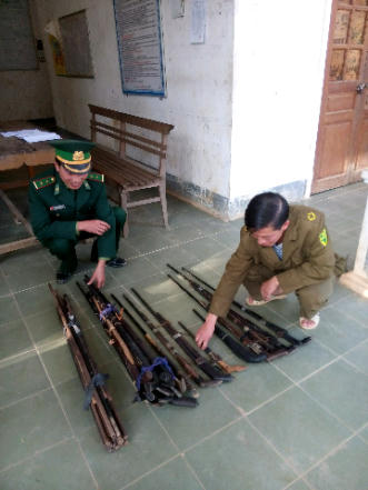 Nghệ An: Thu hồi súng tự chế trong dân