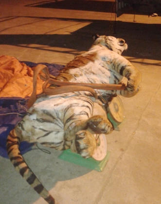 Bắt đối tượng vận chuyển cá thể hổ nặng 120kg trái phép