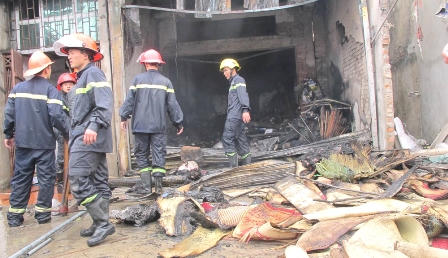 “Bà hỏa” ghé thăm nhà trưởng phòng cảnh sát thi hành án