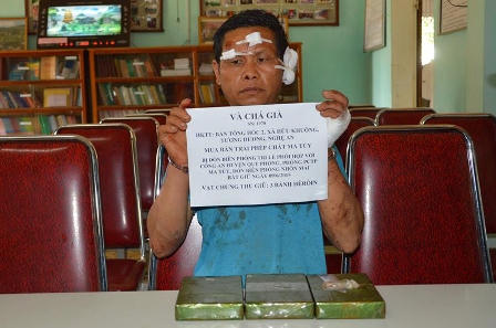 Mật phục phá "ổ" buôn bán ma túy lớn ở Nghệ An