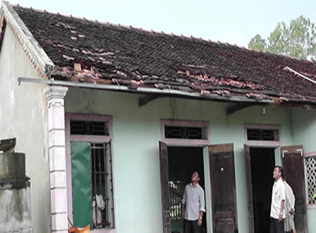 Lốc xoáy và động đất liên tiếp xảy ra ở Nghệ An