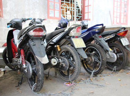 Đột nhập đám cưới, phá khóa gây ra 12 vụ trộm xe máy