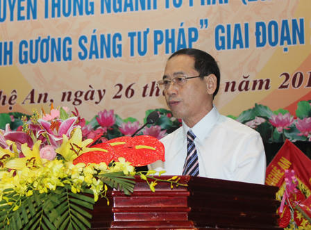 Tư pháp Nghệ An 70 năm phấn đấu, xây dựng và trưởng thành