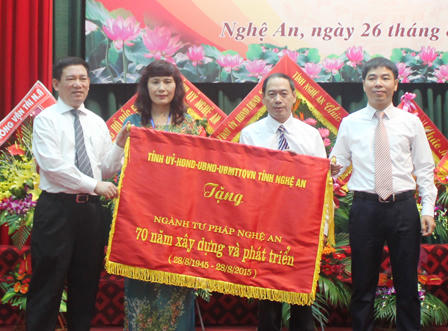 Tư pháp Nghệ An 70 năm phấn đấu, xây dựng và trưởng thành