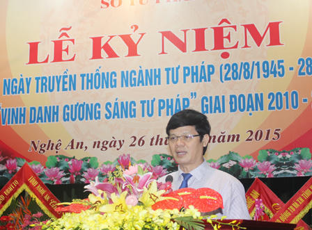 Tư pháp Nghệ An 70 năm phấn đấu, xây dựng và trưởng thành