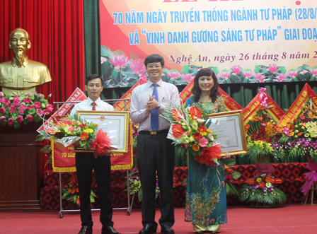 Tư pháp Nghệ An 70 năm phấn đấu, xây dựng và trưởng thành