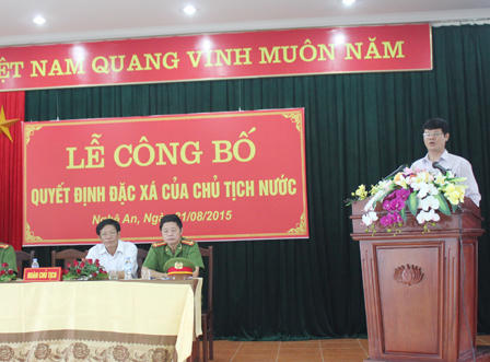 Nghệ An: Niềm vui ngày đặc xá