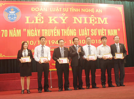 Đoàn luật sư Nghệ An kỷ niệm 70 năm ngày truyền thống