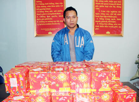 Phá án nhanh vụ mua bán pháo, Công an Nghệ An được thưởng nóng