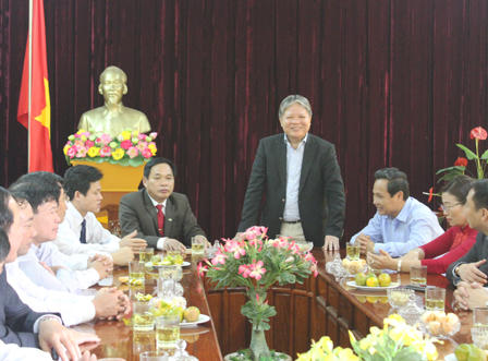 Bộ trưởng thăm chúc tết tại Quảng Bình